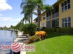 View Down the Canal From Coastal II Condos